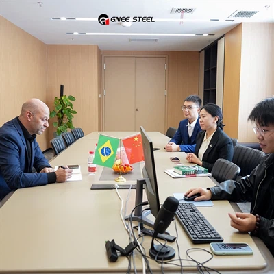 Üdvözöljük a brazil vásárlókat a GNEE STEEL-nél