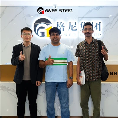Üdvözöljük az indiai vásárlókat a GNEE STEEL-nél