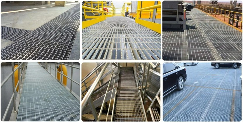 Galvanized Reinforced Serrated Plain Steel Welded Grating Galvanized Reinforced Serrated Plain Steel Welded Grating